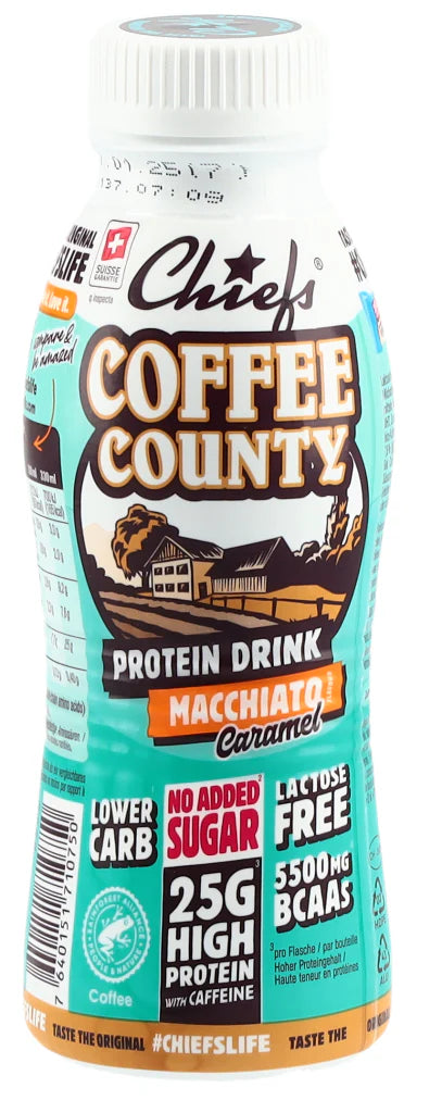 Chiefs Protein Milk Coffee County Caramel Macchiato 3,3dl