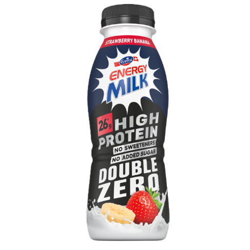 Energy Milk High Prot. Straw.-Banane 330ml