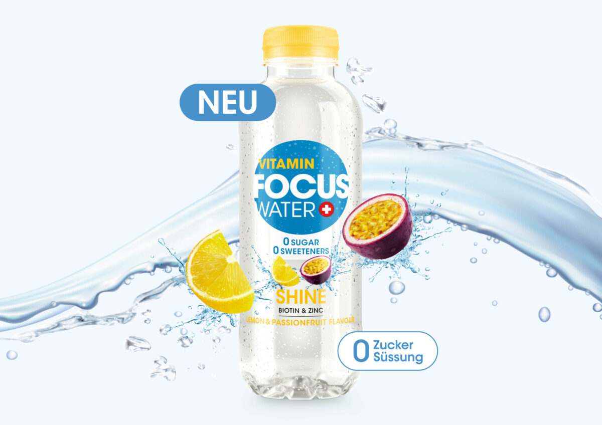 FocusWater Shine (Citron & fruit de la passion)