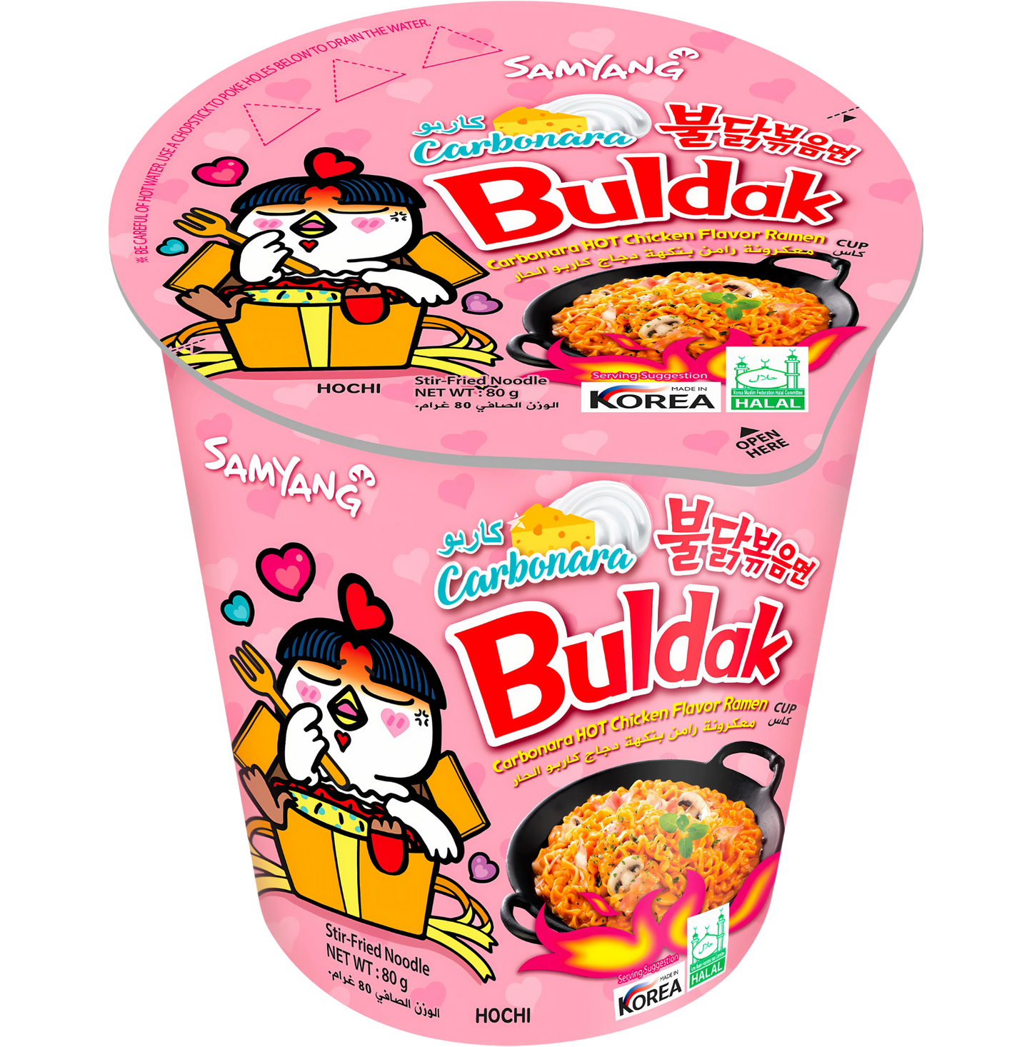 Hot Chicken Ramen Carbonara Buldak 80 gr