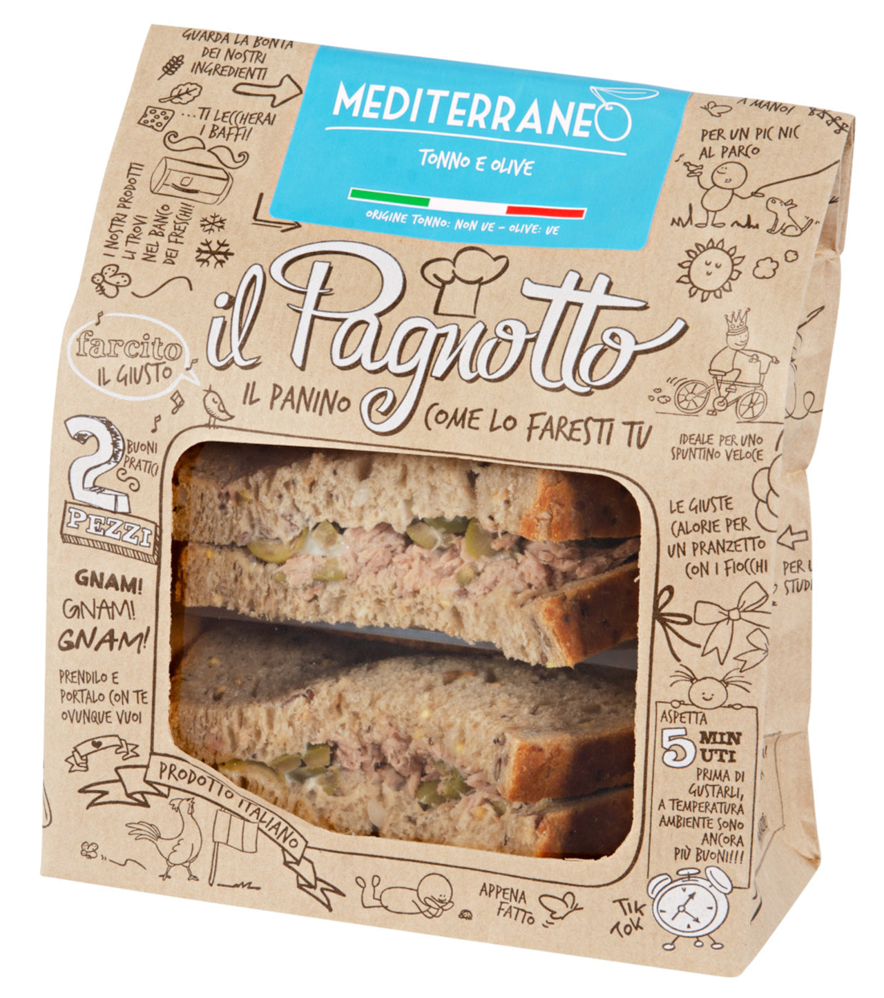 Sandwich Pagnotto Mediterraneo 160g