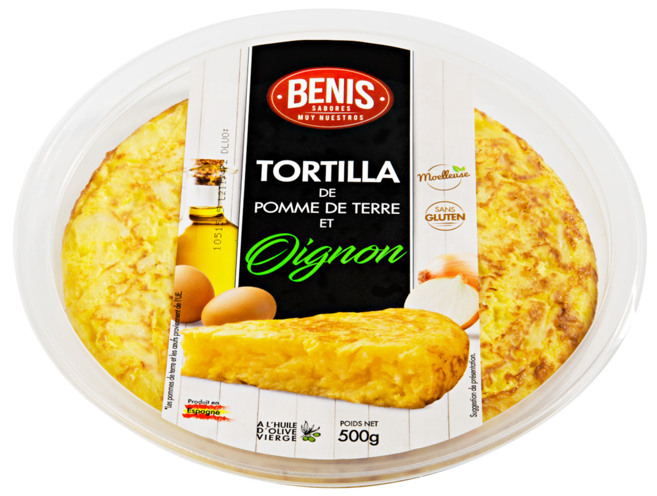 Tortilla aux Oignons Benis 500 g
