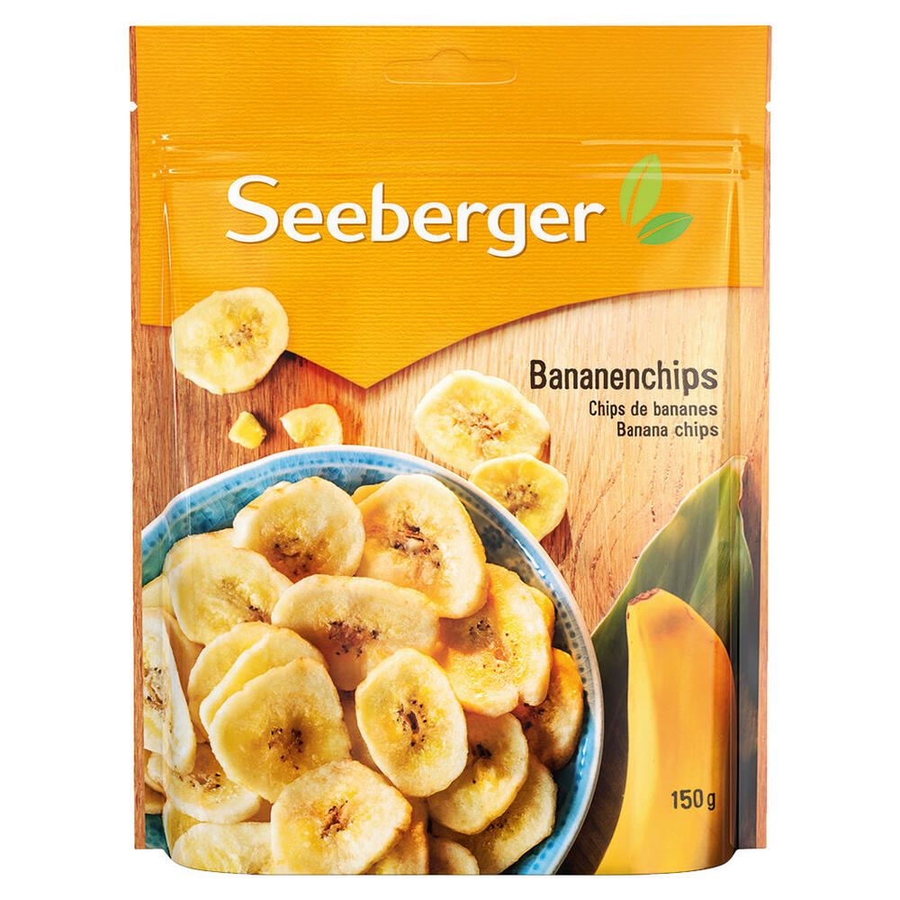 Seeberger asortiment chips de bananes 150g