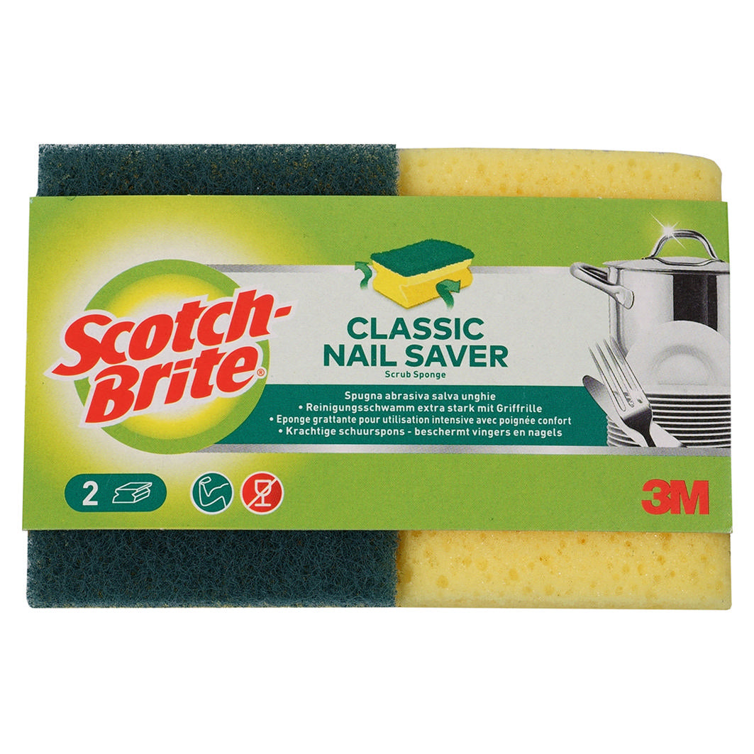 3M Scotch-Brite Eponge V. 2 pces 210g