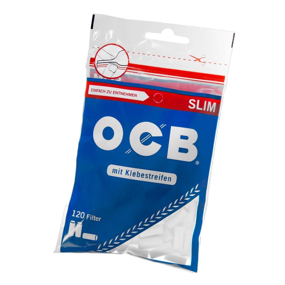 OCB Filtres à cigarette Slim 120 Pc