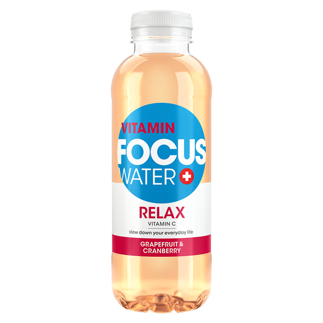 FocusWater Relax (Grapefruits & Cranberry) 50cl