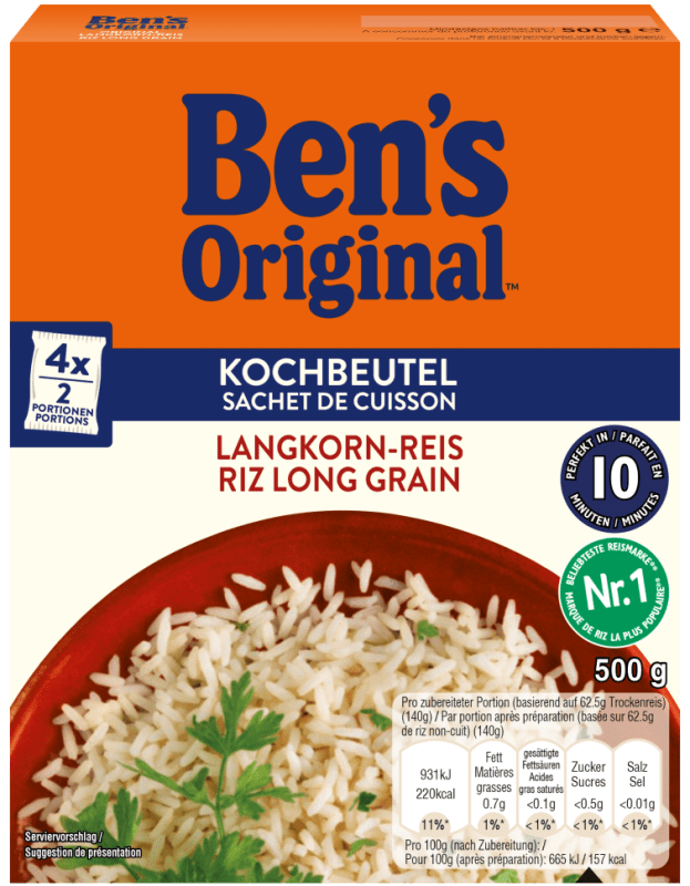 Ben's Original Riz Long Grain 10 min 1kg
