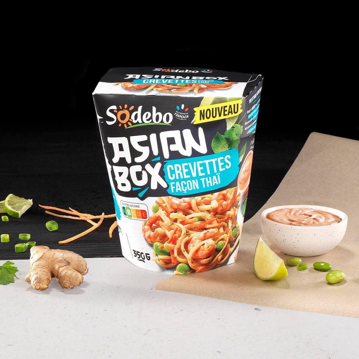 Asian Box Crevette façon Thai 350g