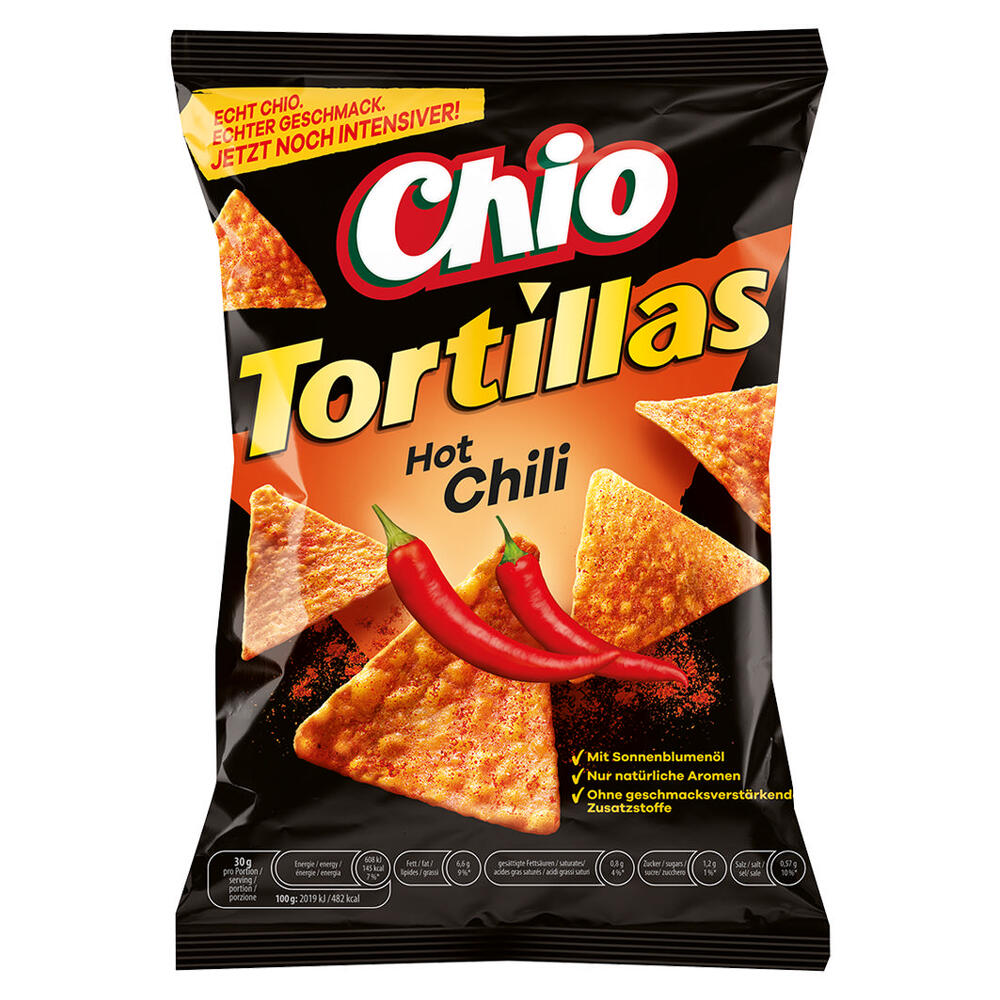 Tortillas Nachos hot chili 110g