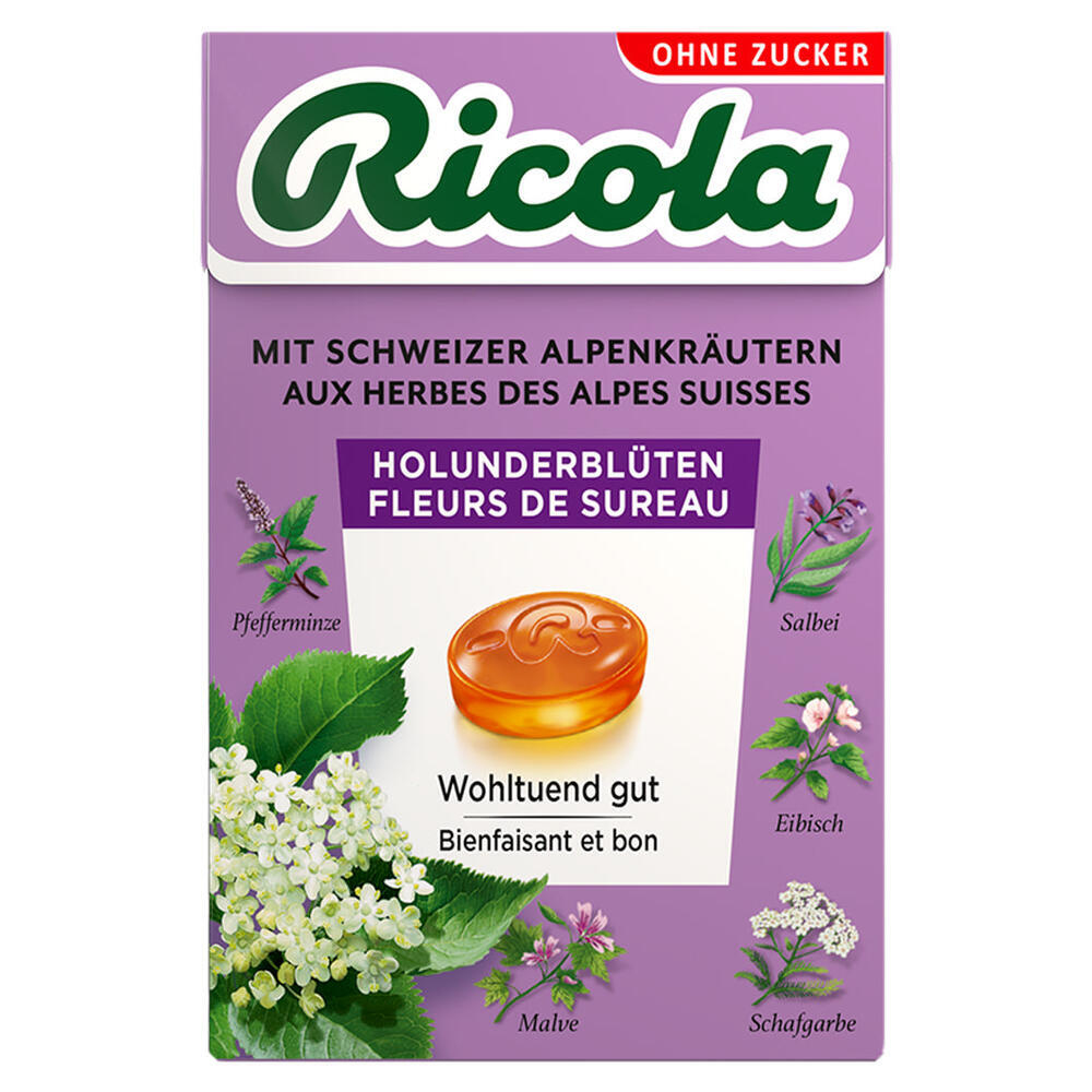 Ricola Fleurs de sureau (AUX HERBES DES ALPES) 50g