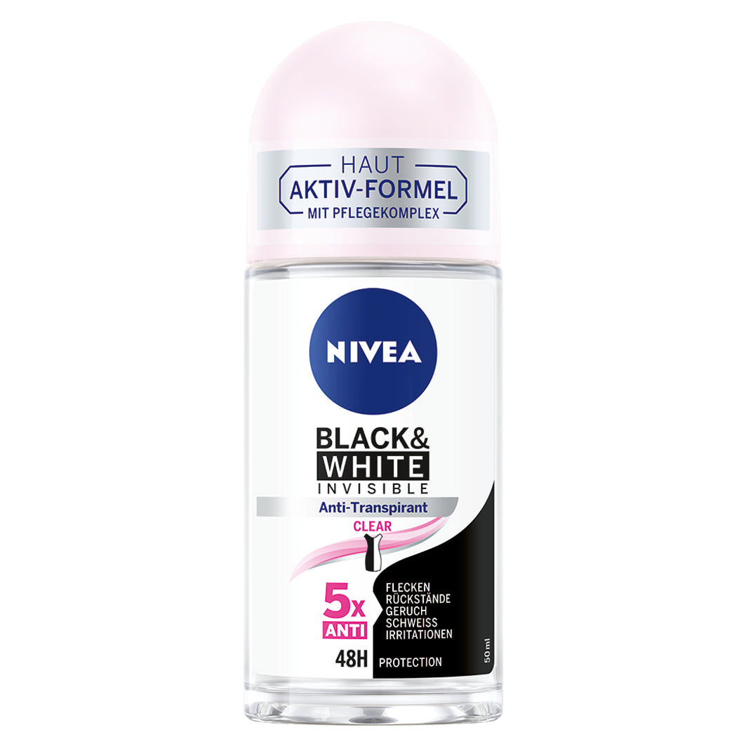 Nivea Deo Roll-on B&W (women) - 50ml