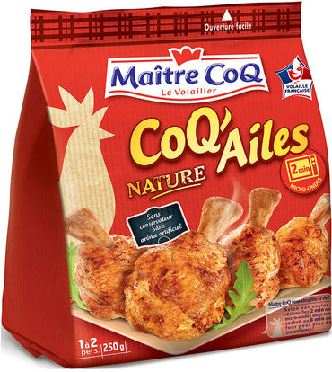 Coq'Ailes Nature/BBQ Maître Coq 250 g