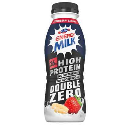 Energy Milk High Prot. Straw.-Banane 330ml