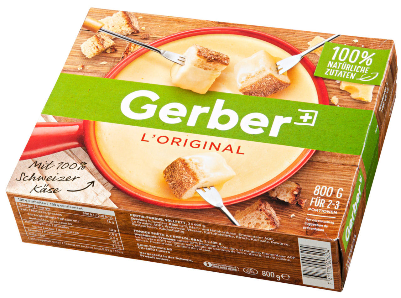 Fondue l'Original Gerber 800 gr