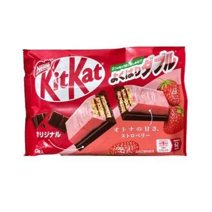 Mini Kit Kat ˆ la Fraise et chocolat - NESTLE - 104g