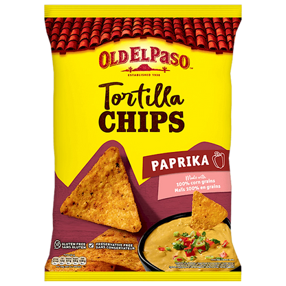 Old El Paso Tortilla Chips Paprika 185g