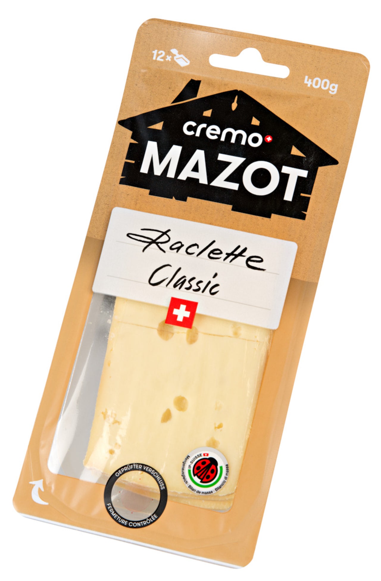 Raclette Mazot Tranches IP-Suisse 400 g