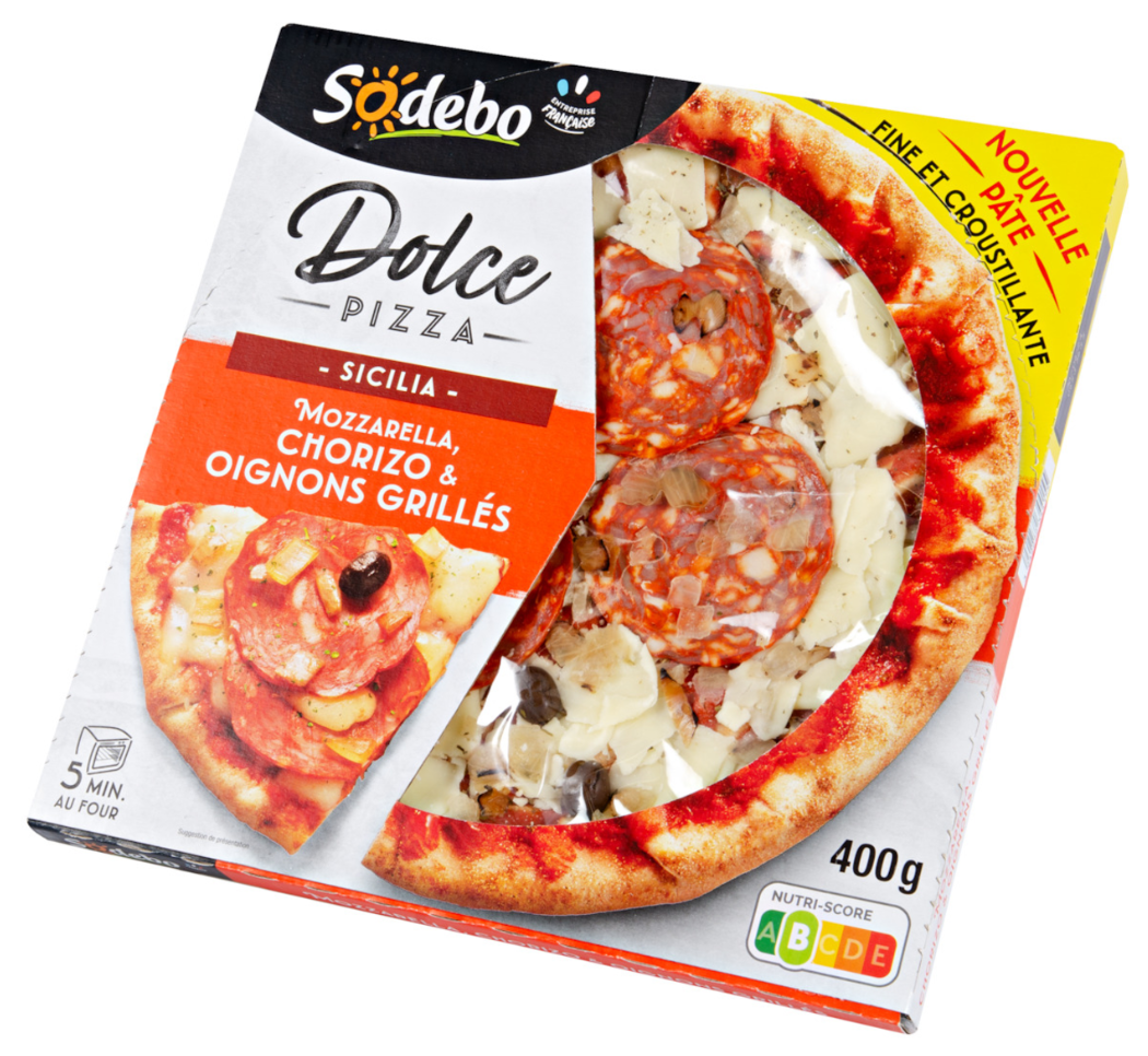 Pizza Sicilia Mozz. Chorizo Dolce 400g