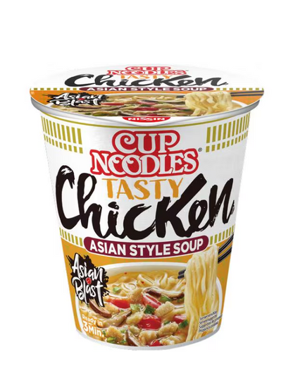 Nissin Noodles chicken en plastique 63g