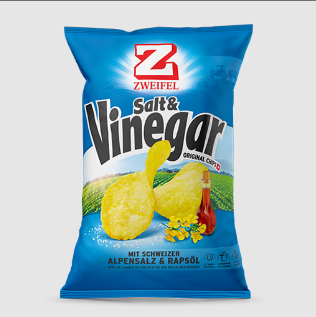 Chips Salt & Vinegar Zweifel 175 gr