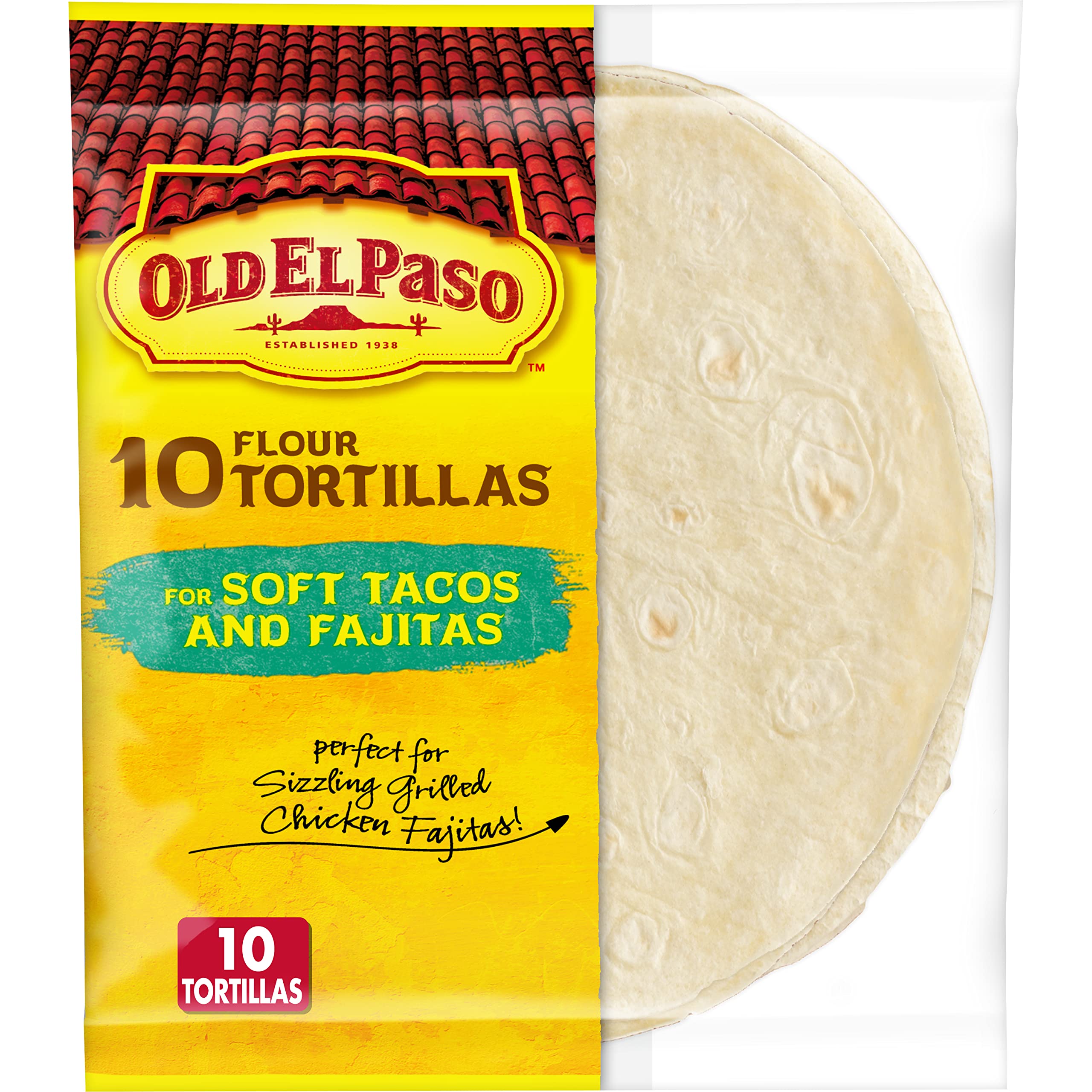 Old El Paso Family Wrap Tortillas 10 pces 580g