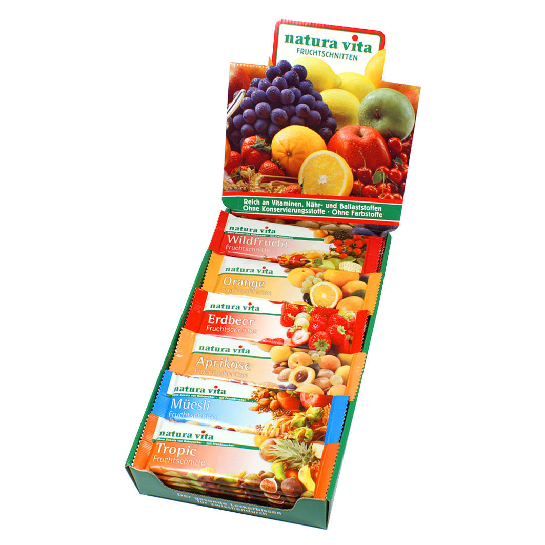 Natura Vita Barres aux fruit 50g