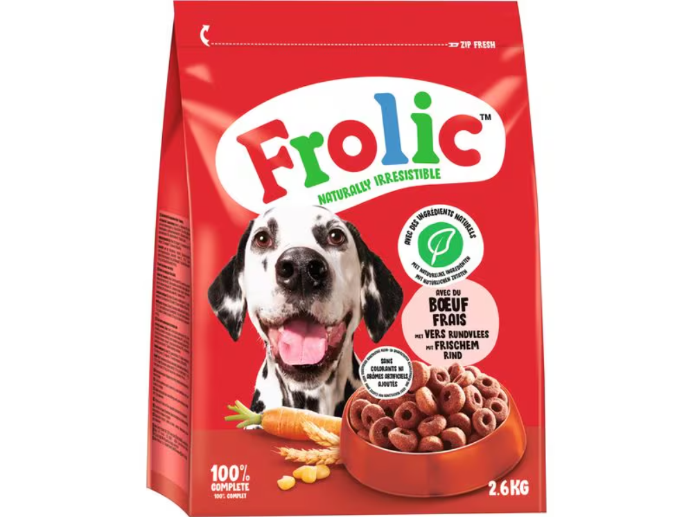 Frolic au bœuf frais 2,6kg