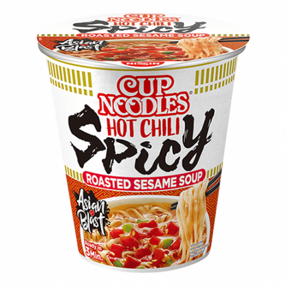 Noodles Spicy Hot Chili Cup Nissin 66gr