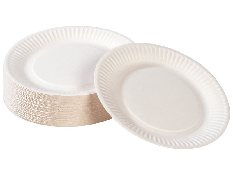 Assiette Carton Blanc 18 cm 100x