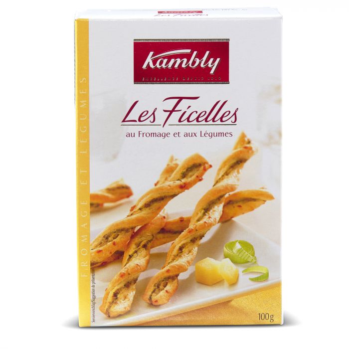Kambly Les ficelles flutes fromage 100g