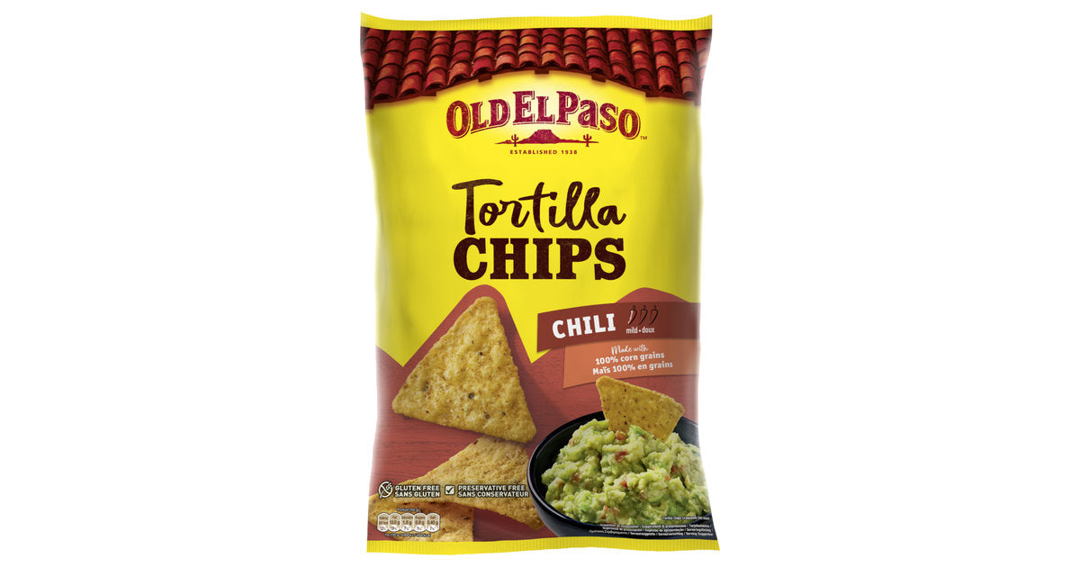 Old El Paso Tortilla Chips Chili 450g