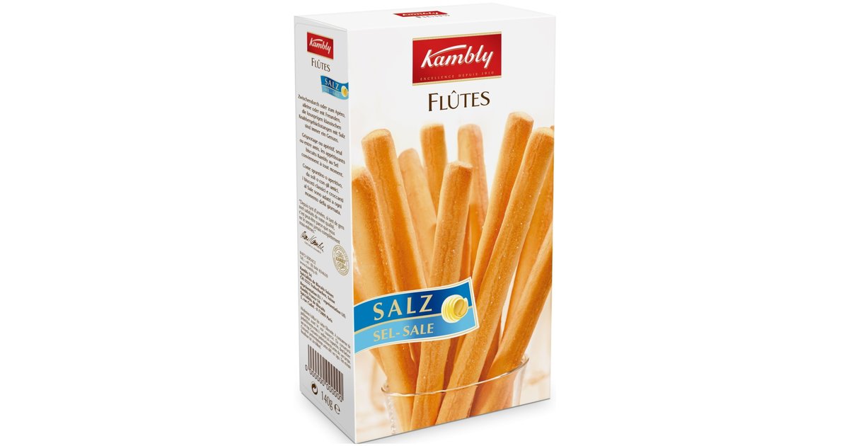 Kambly Flûtes Sel 140g