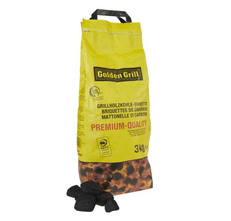 Briquettes de Charbon Golden Grill 3 kg