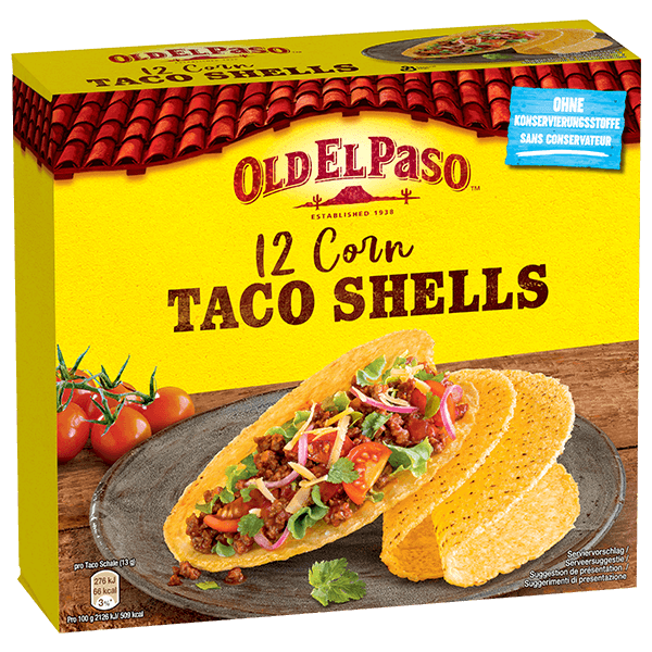 Old El Paso Taco Shells 156g
