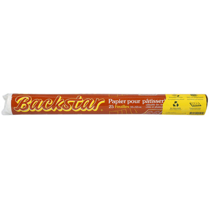 Backstar papier cuisson 25 pces